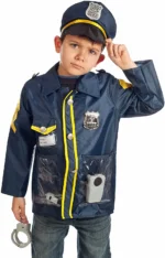 Police Officer Costume For Kids - One Size 3 - 8yrs - Image 2