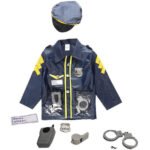 Police Officer Costume For Kids - One Size 3 - 8yrs
