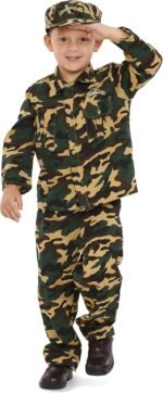 Soldier Costume For Boys and Girls 3 to 8 years