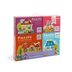 Mideer-4-in-1-Puzzle-Fairy-Town-Main-Image-1200×1200